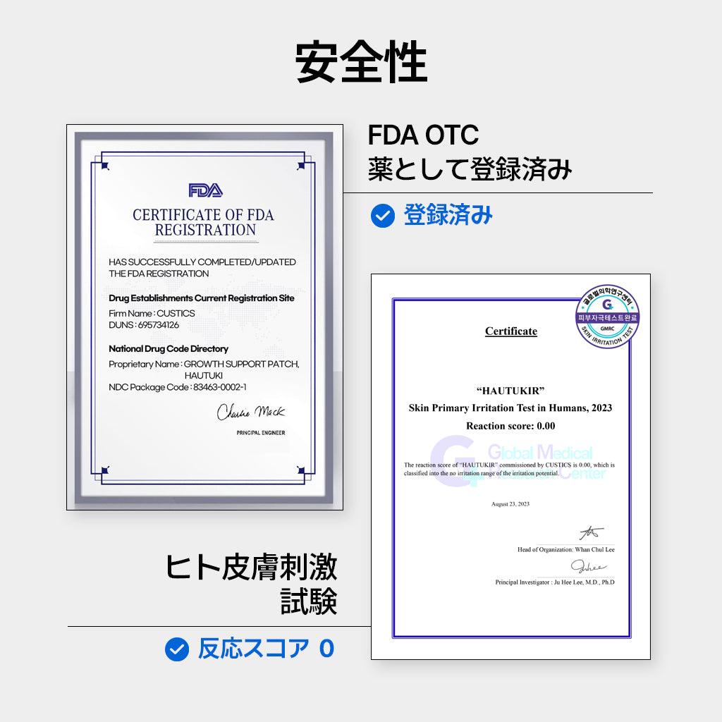 HAUTUKI 成長サポートパッチ